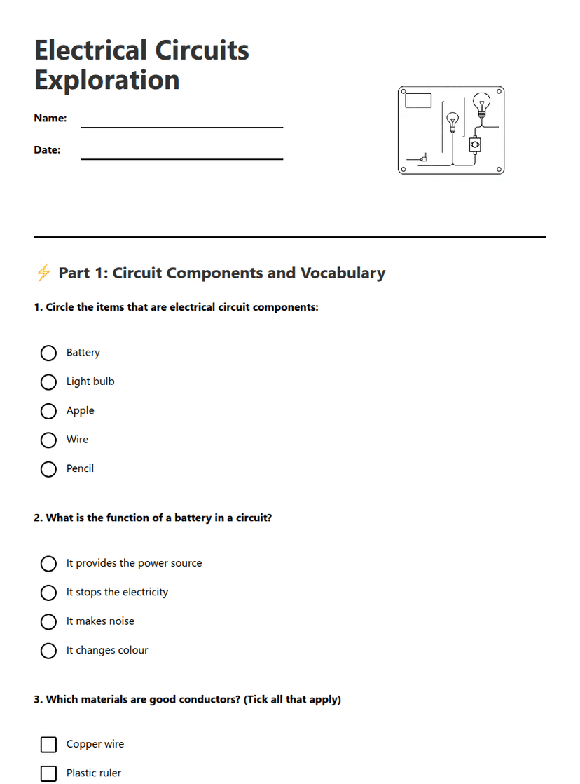 Electrical Circuits Exploration