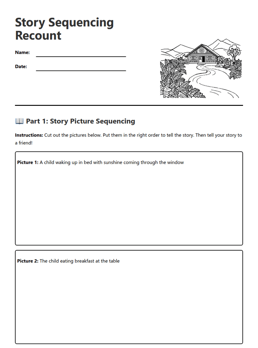 Story Sequencing Recount