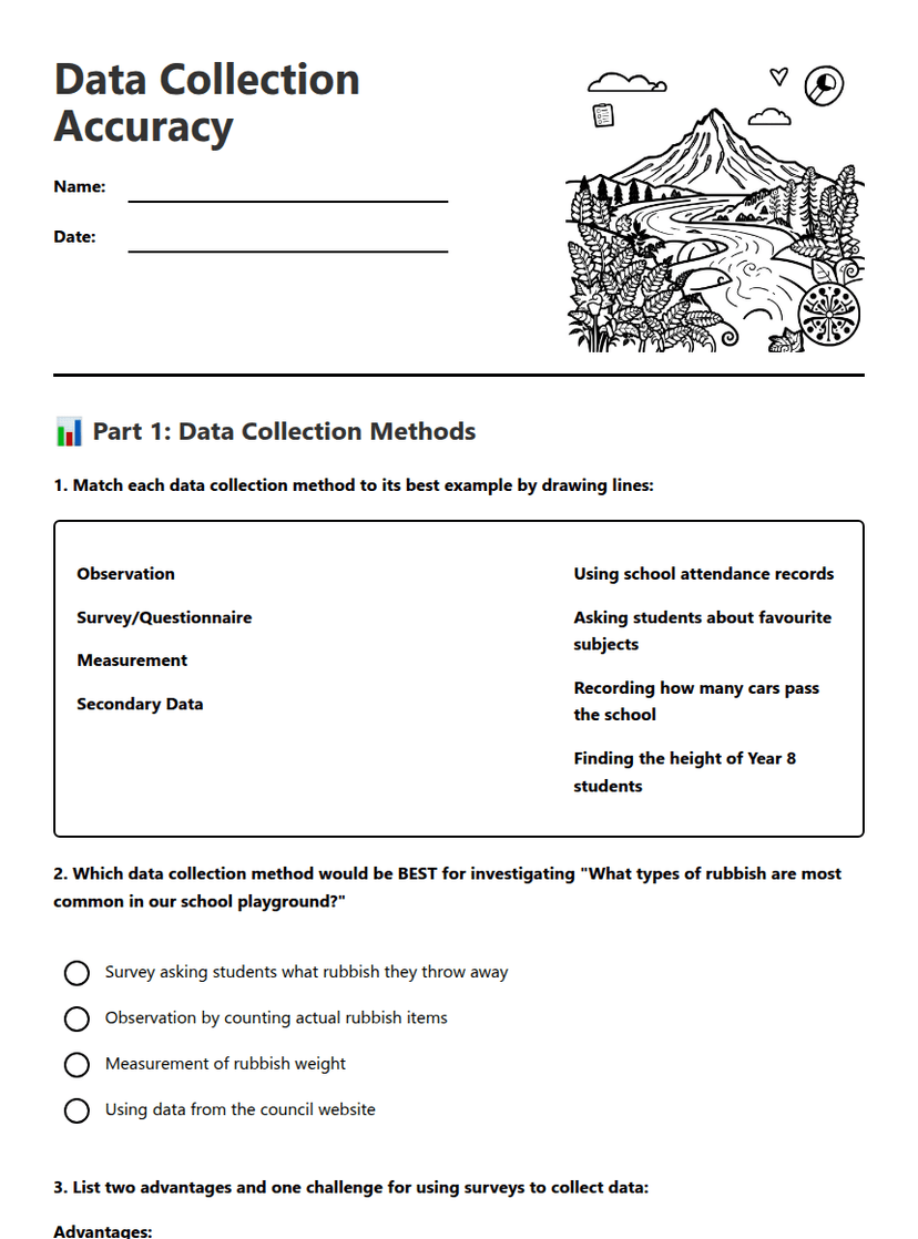 Data Collection Accuracy