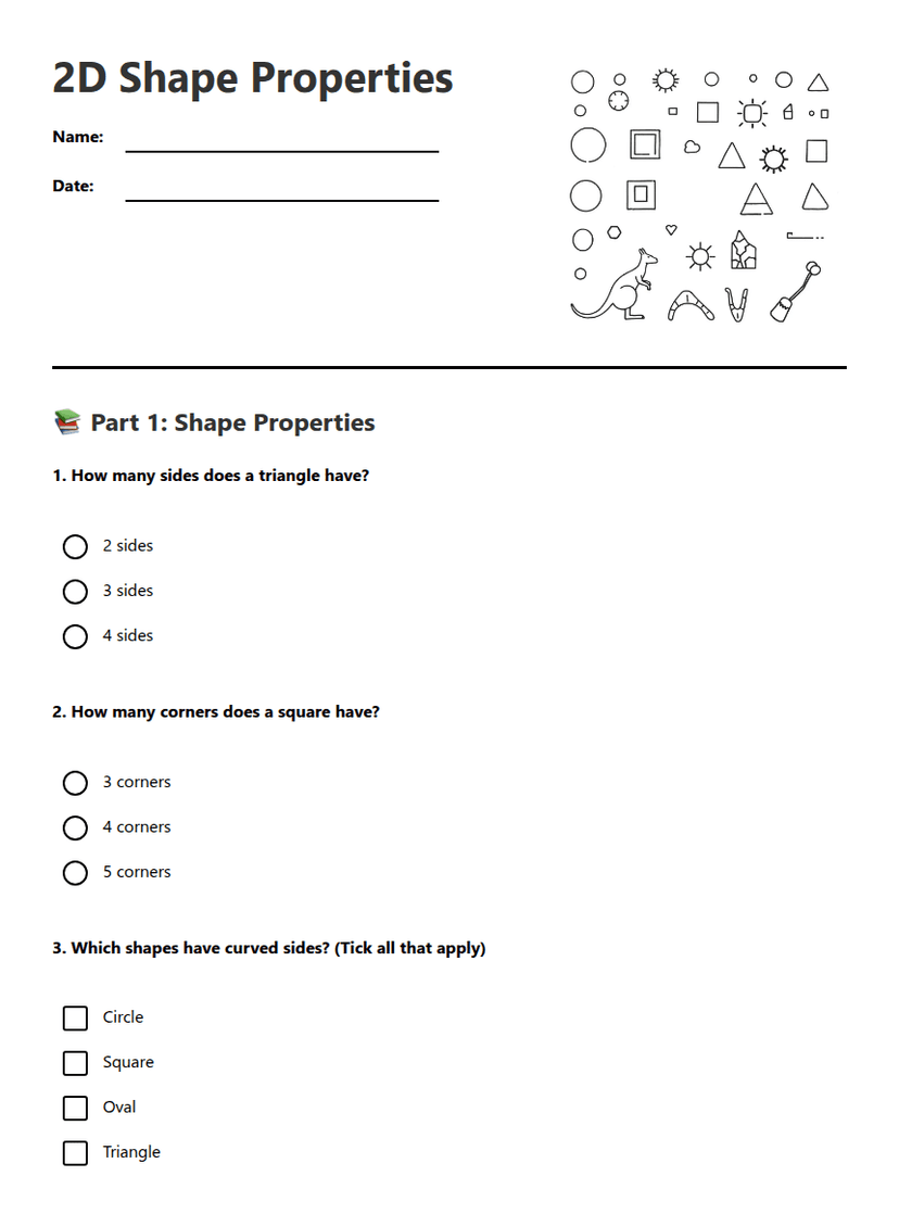 2D Shape Properties