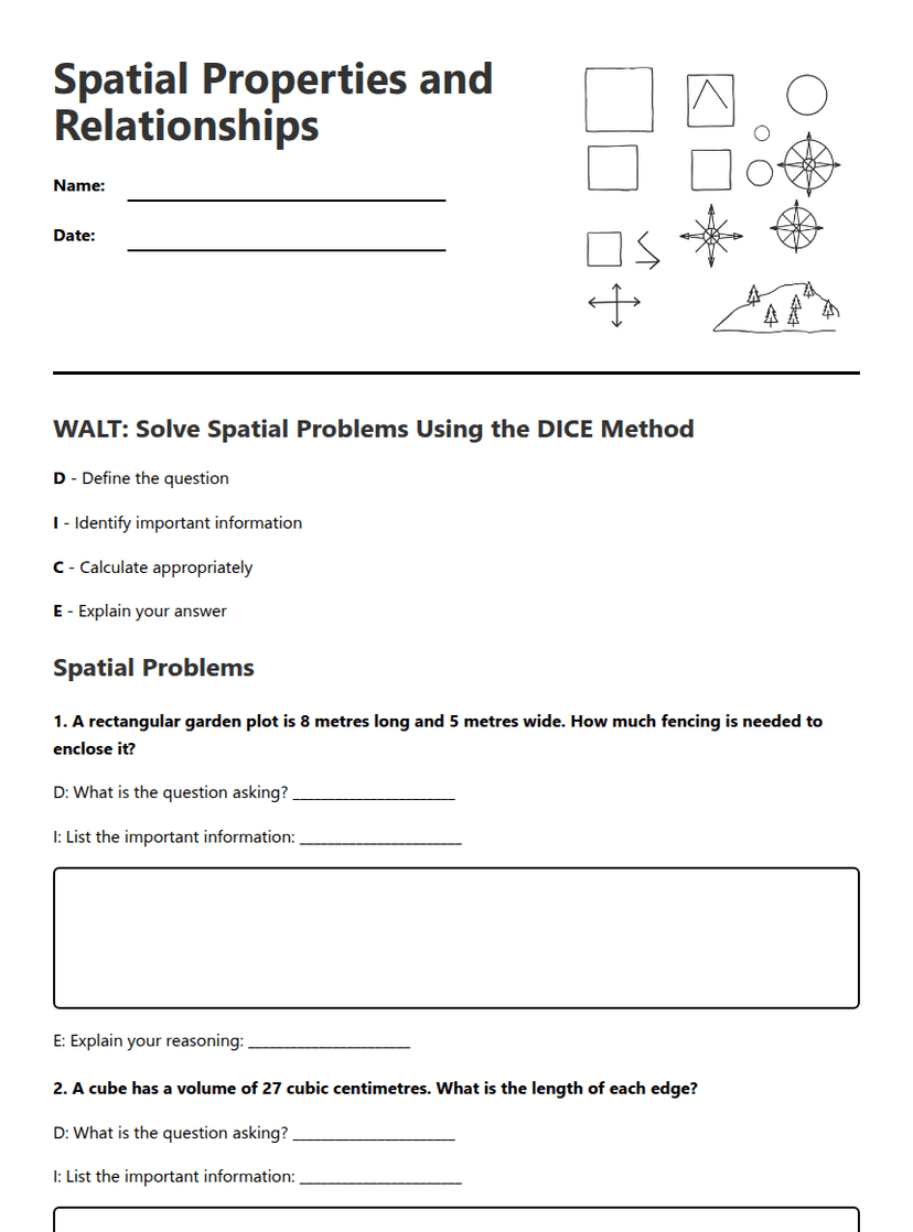 Spatial Properties and Relationships
