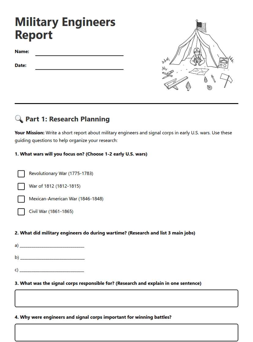 Military Engineers Report