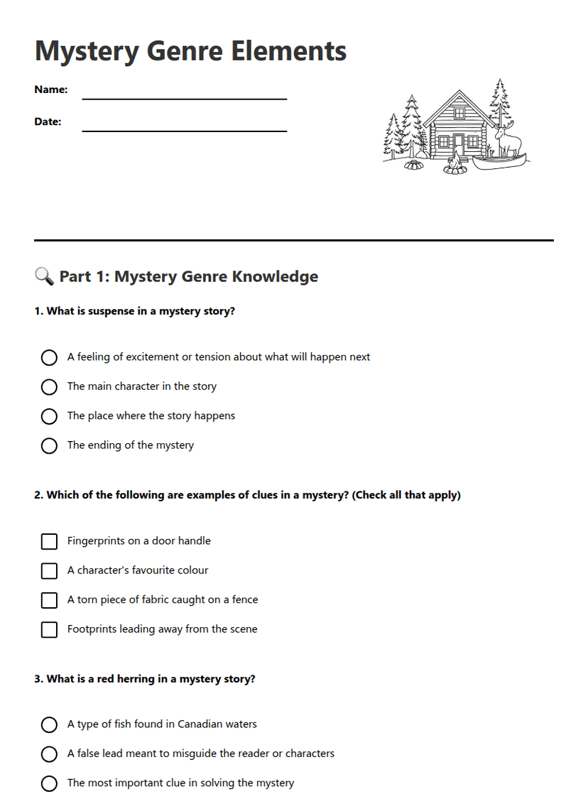 Mystery Genre Elements