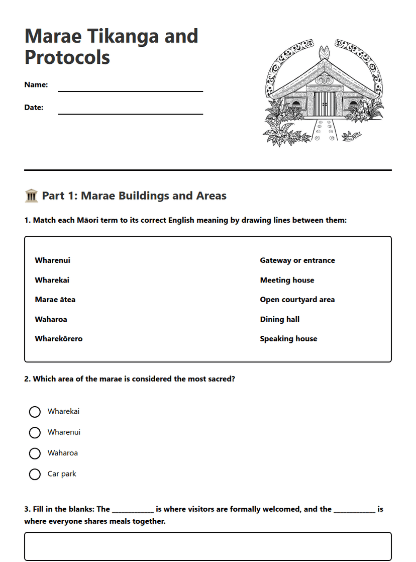 Marae Tikanga and Protocols
