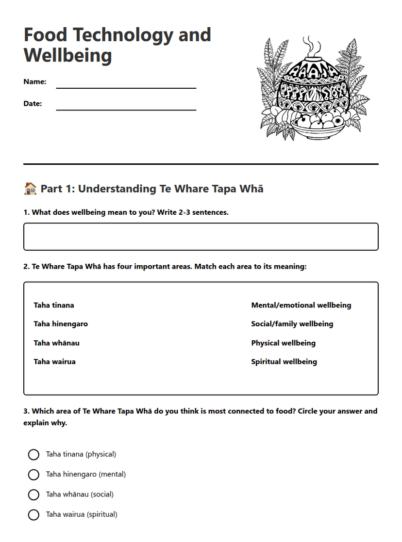 Food Technology and Wellbeing