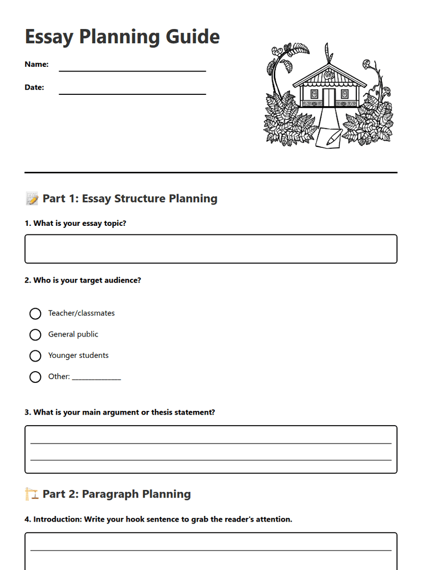 Essay Planning Guide