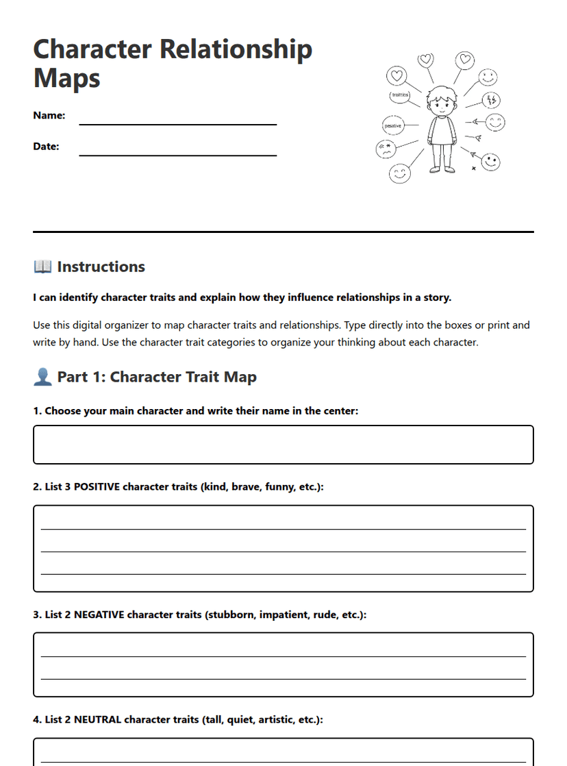 Character Relationship Maps
