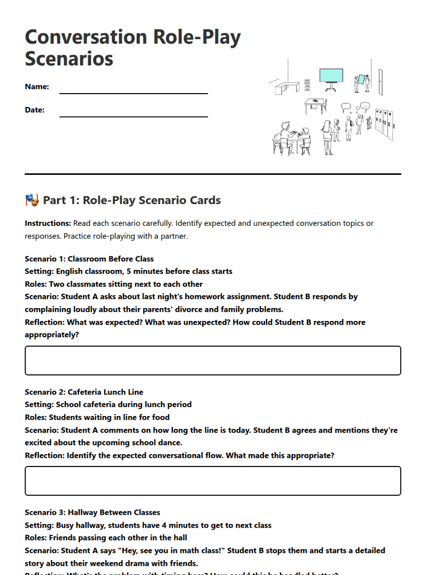 Conversation Role-Play Scenarios