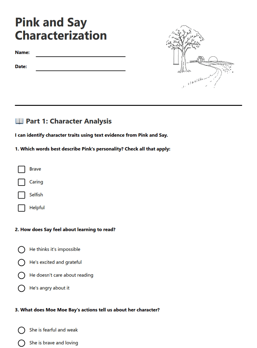 Pink and Say Characterization
