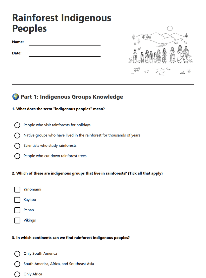 Rainforest Indigenous Peoples