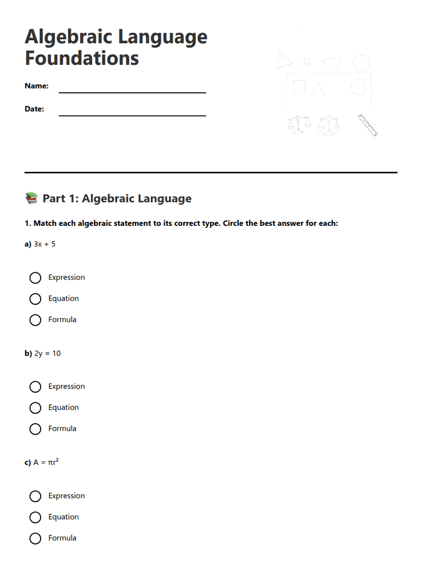 Algebraic Language Foundations