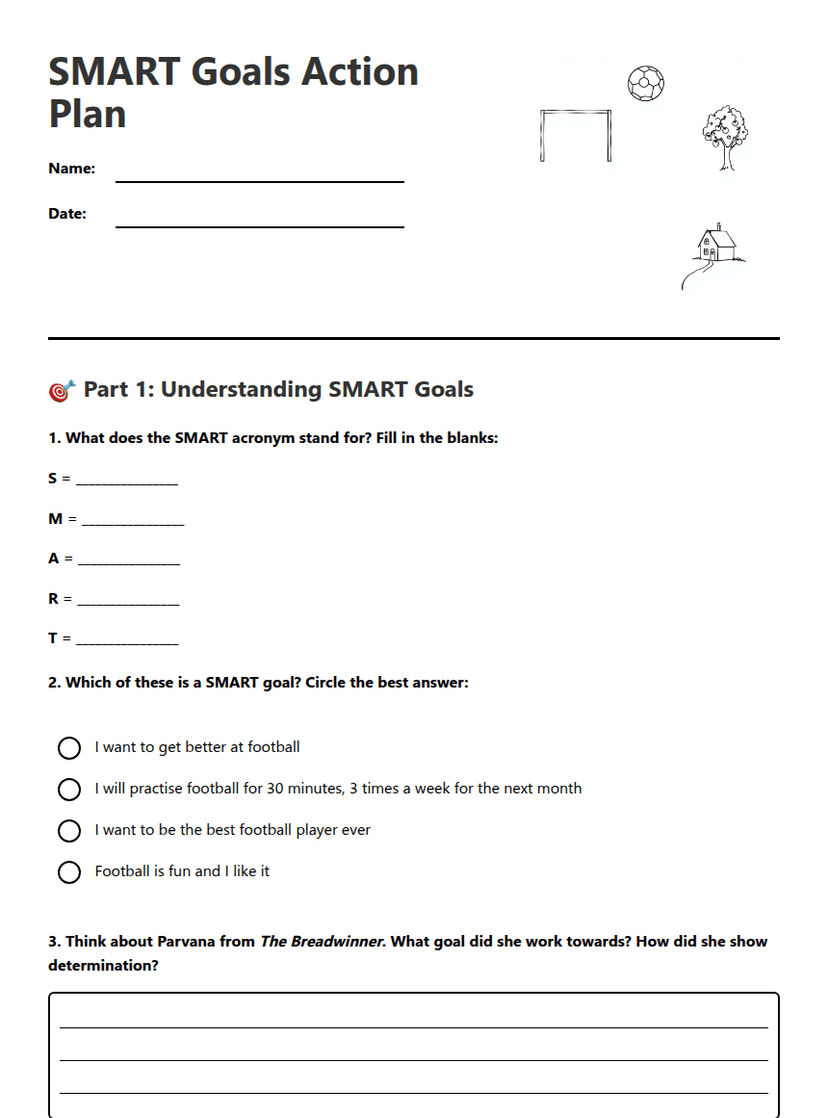 SMART Goals Action Plan