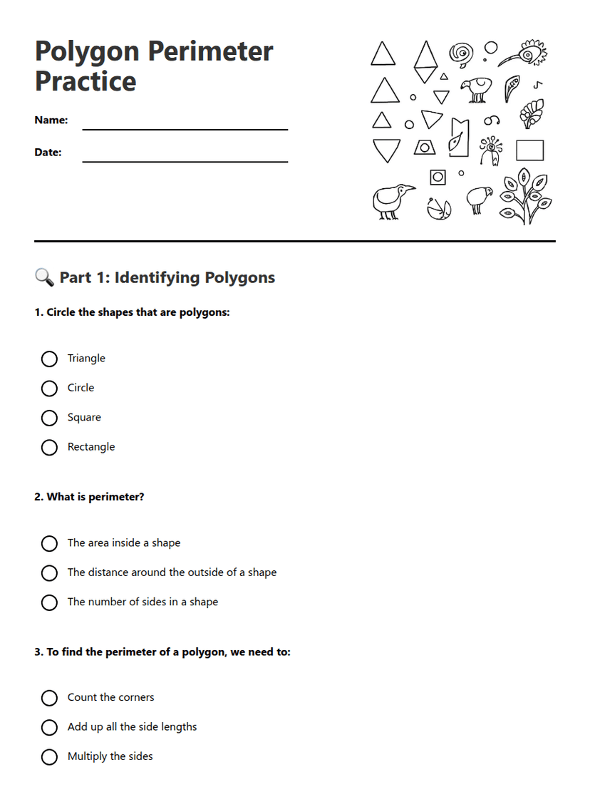Polygon Perimeter Practice