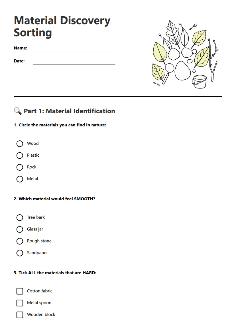 Material Discovery Sorting