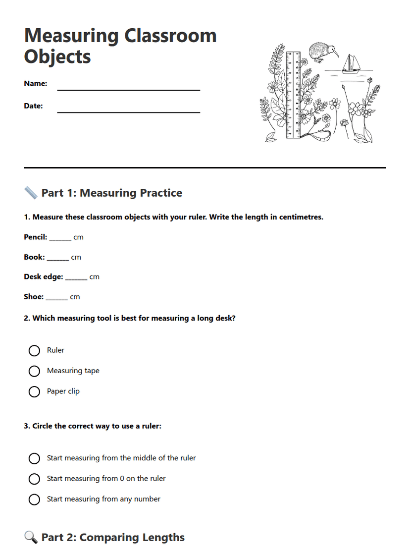 Measuring Classroom Objects