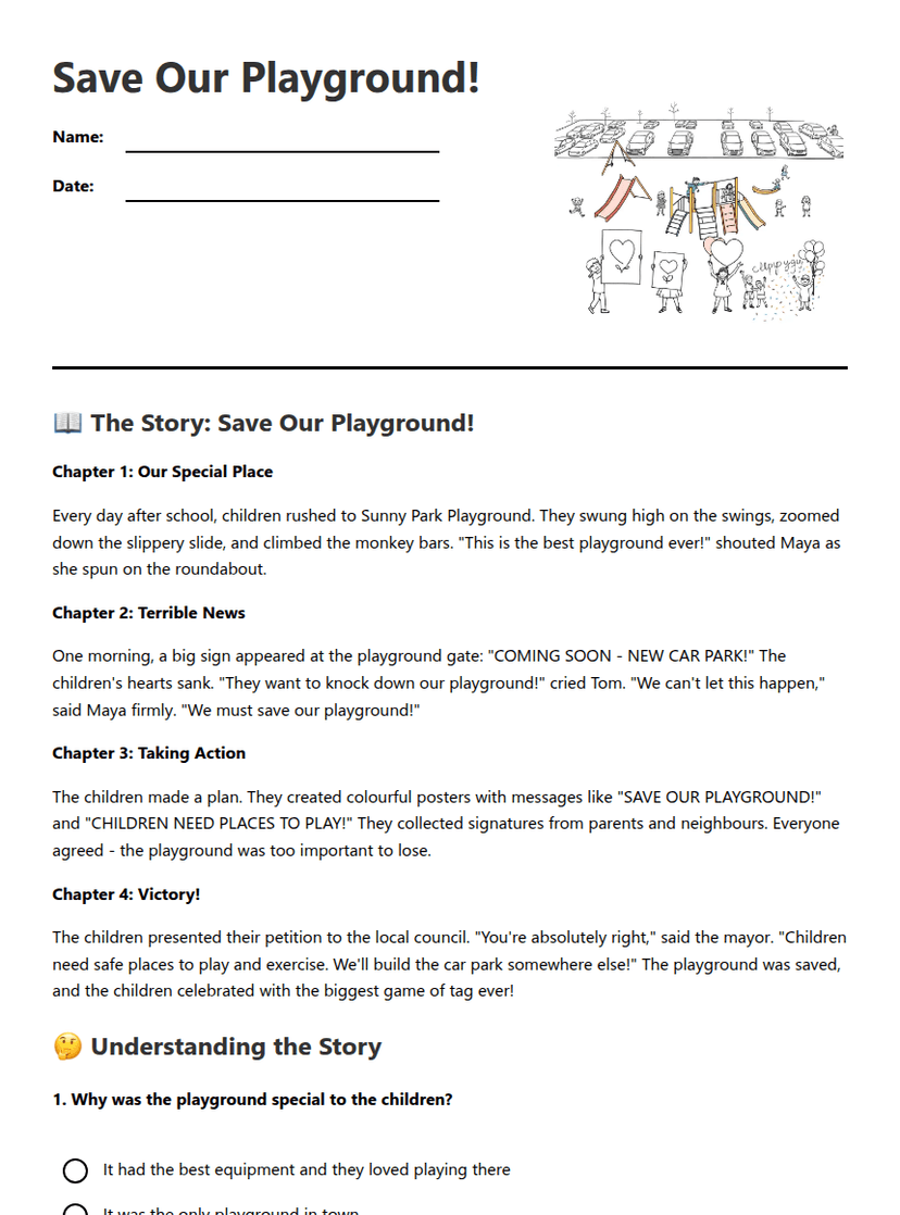 Save Our Playground!