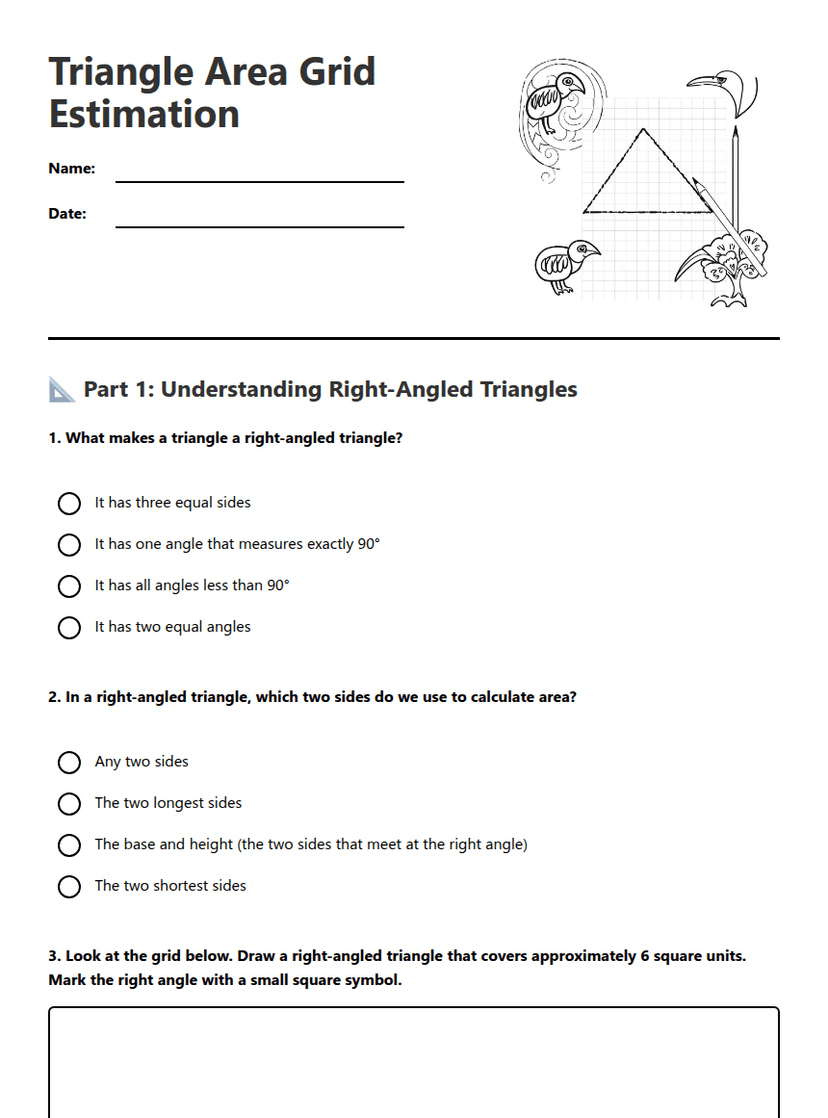 Triangle Area Grid Estimation