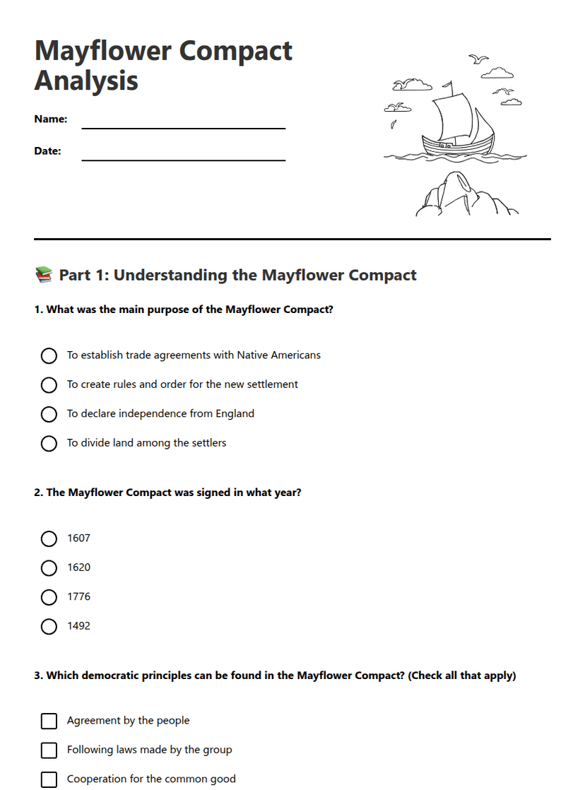 Mayflower Compact Analysis