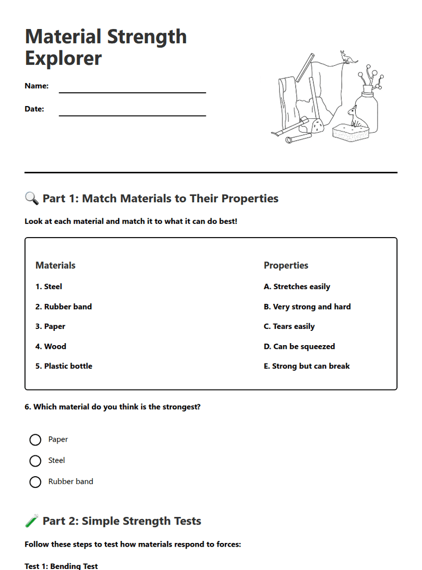 Material Strength Explorer