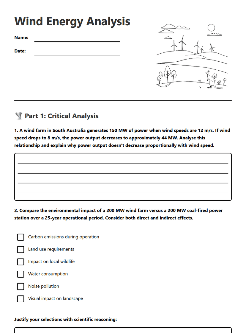 Wind Energy Analysis