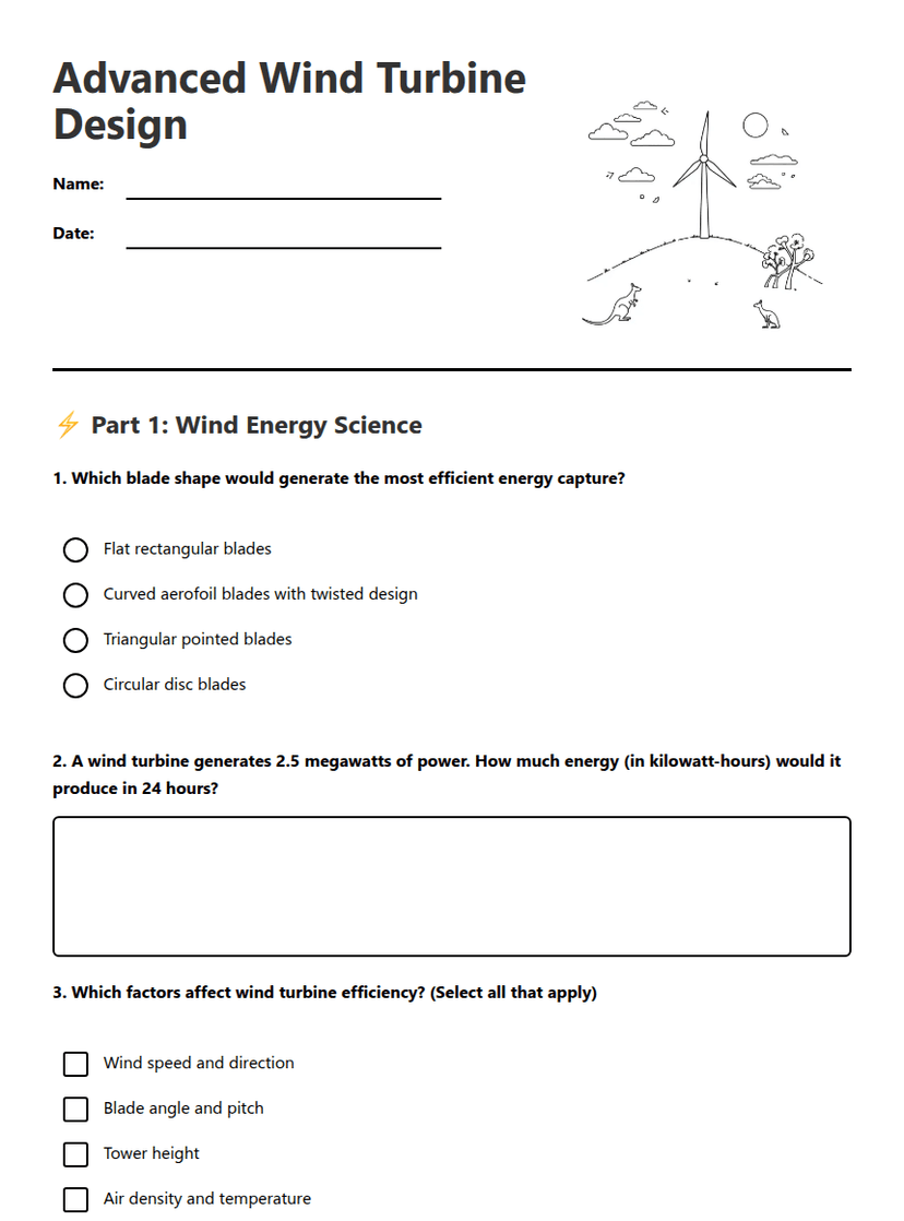 Advanced Wind Turbine Design