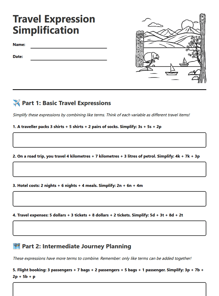 Travel Expression Simplification