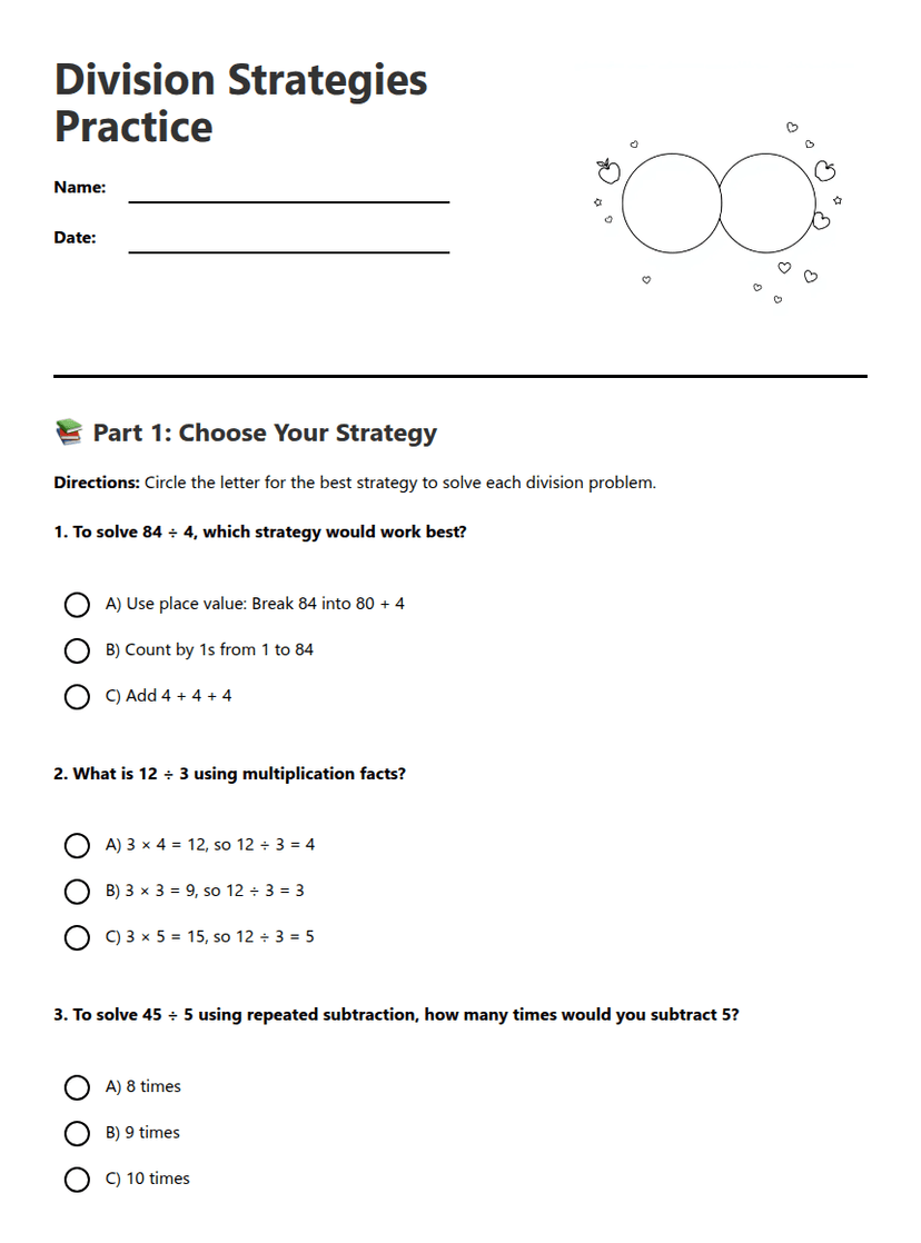 Division Strategies Practice