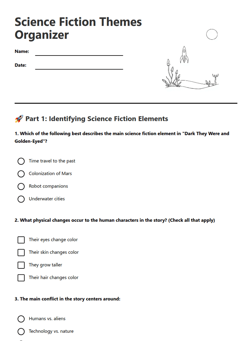 Science Fiction Themes Organizer