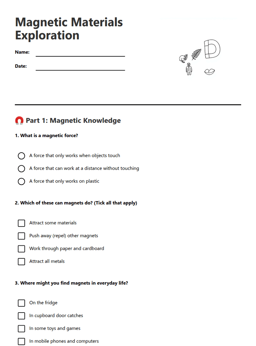 Magnetic Materials Exploration