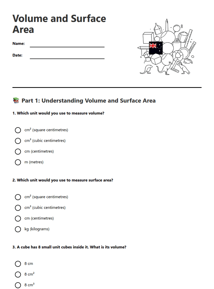 Volume and Surface Area