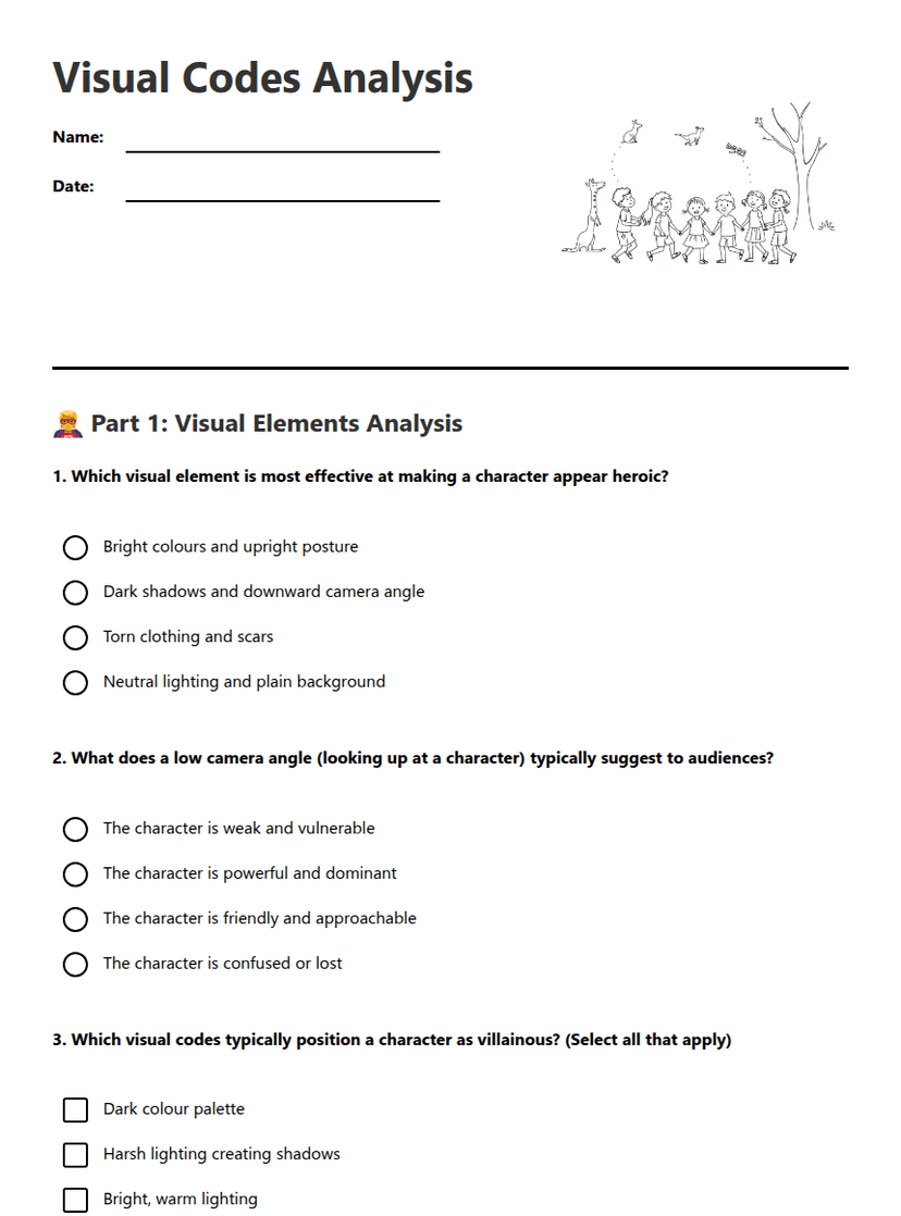 Visual Codes Analysis