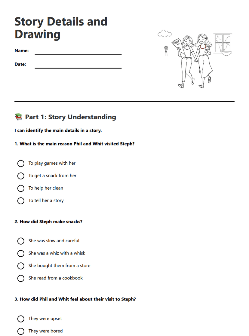 Story Details and Drawing