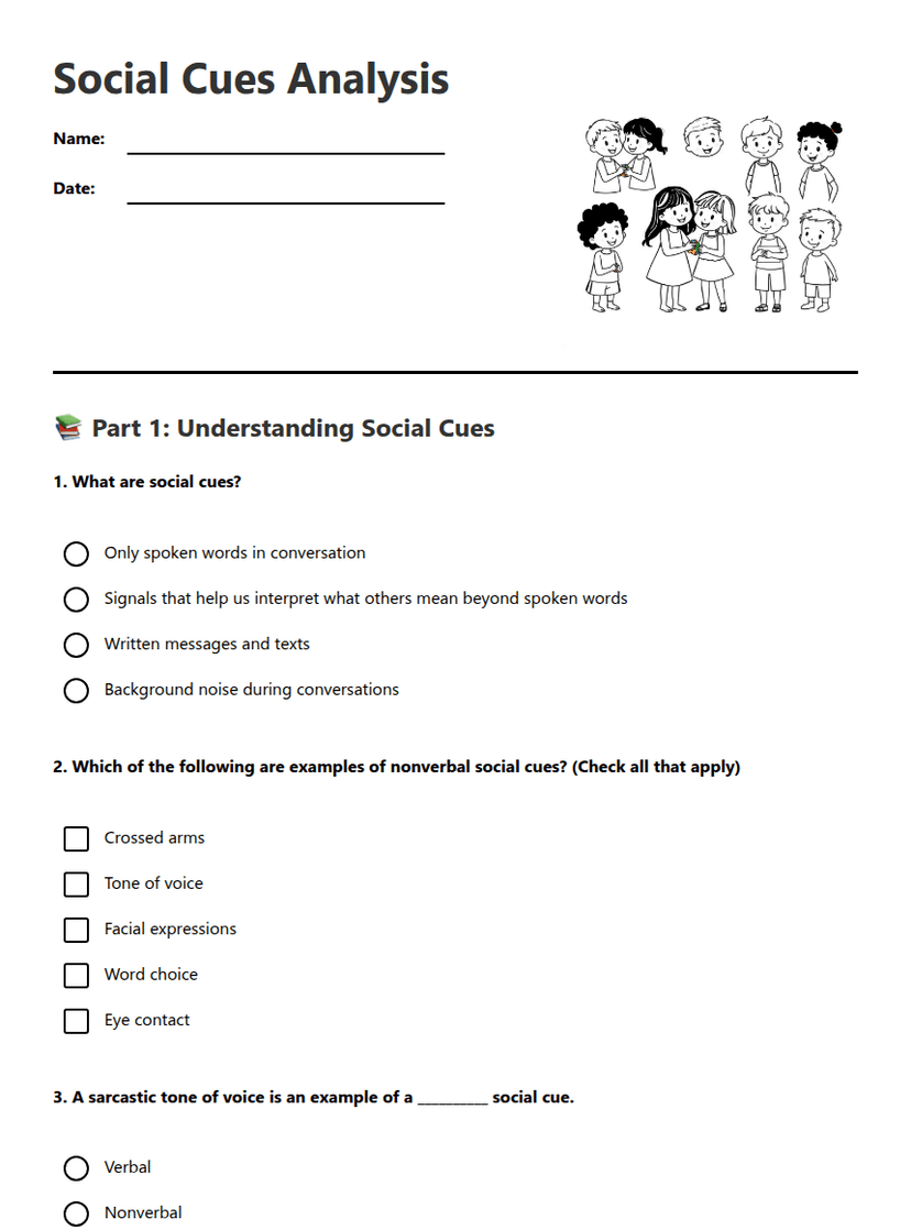 Social Cues Analysis