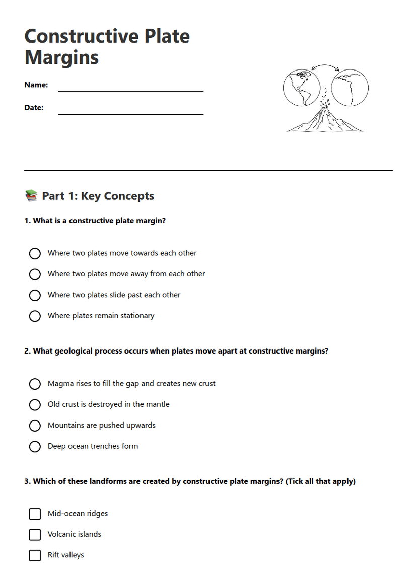 Constructive Plate Margins