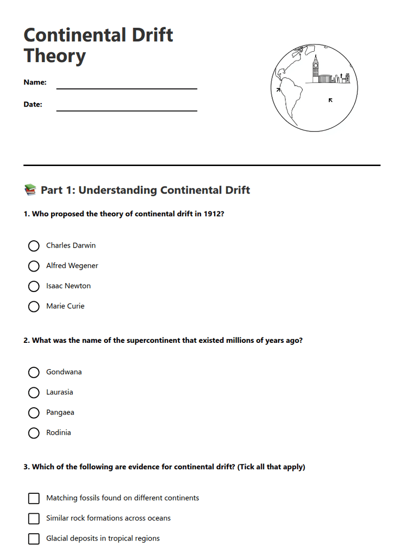 Continental Drift Theory