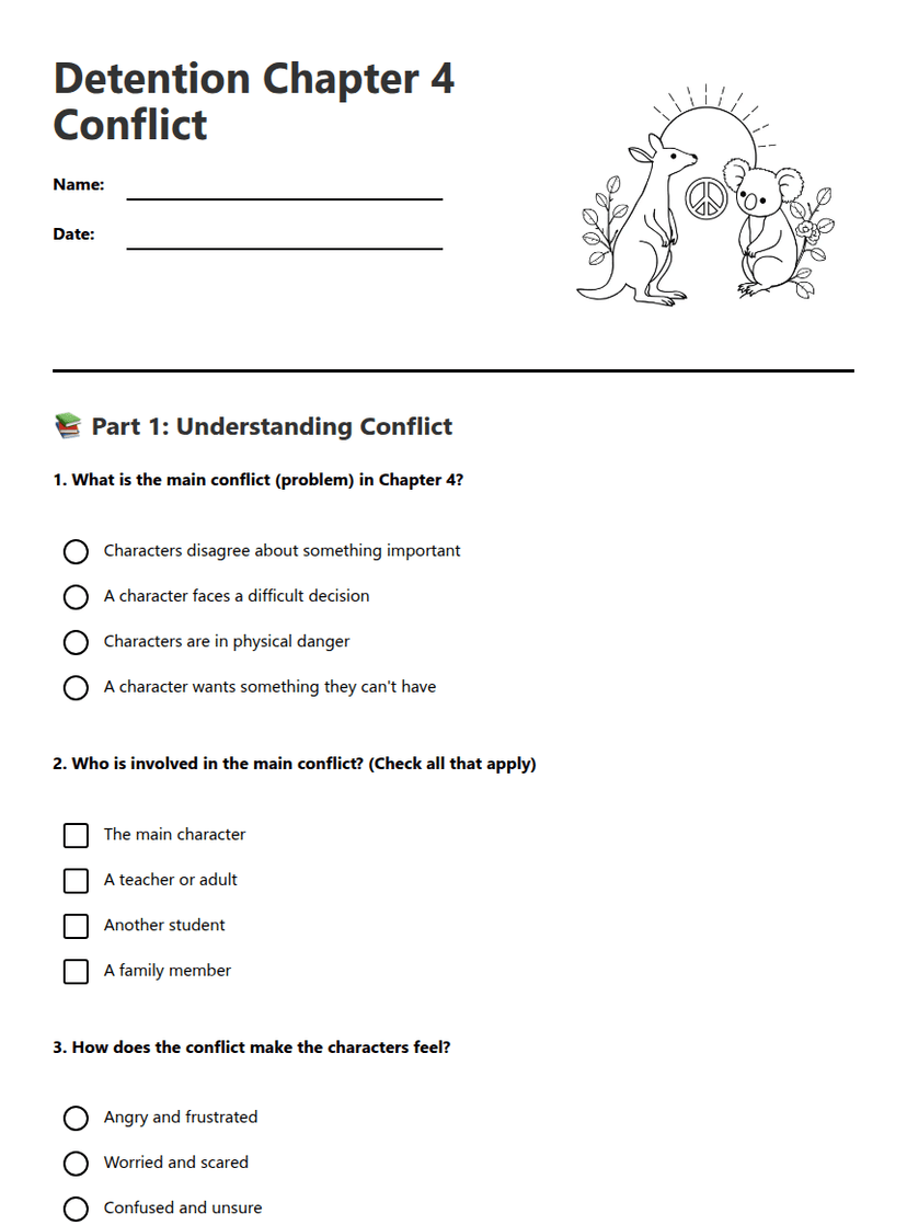 Detention Chapter 4 Conflict
