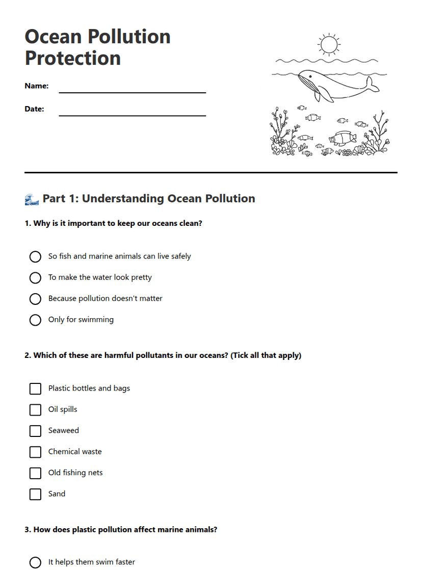 Ocean Pollution Protection