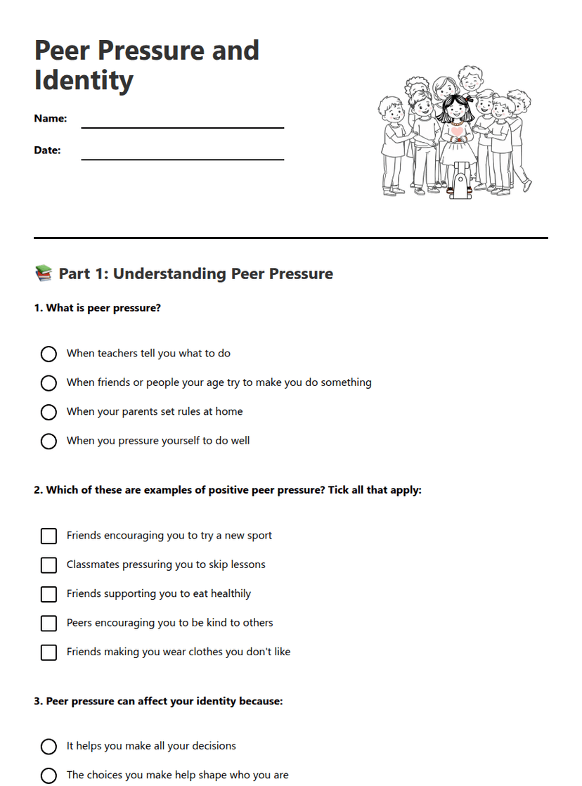 Peer Pressure and Identity
