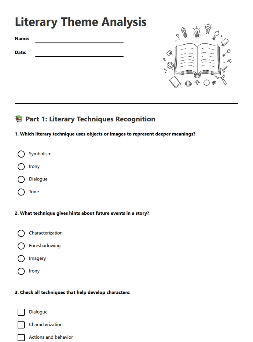 Literary Theme Analysis