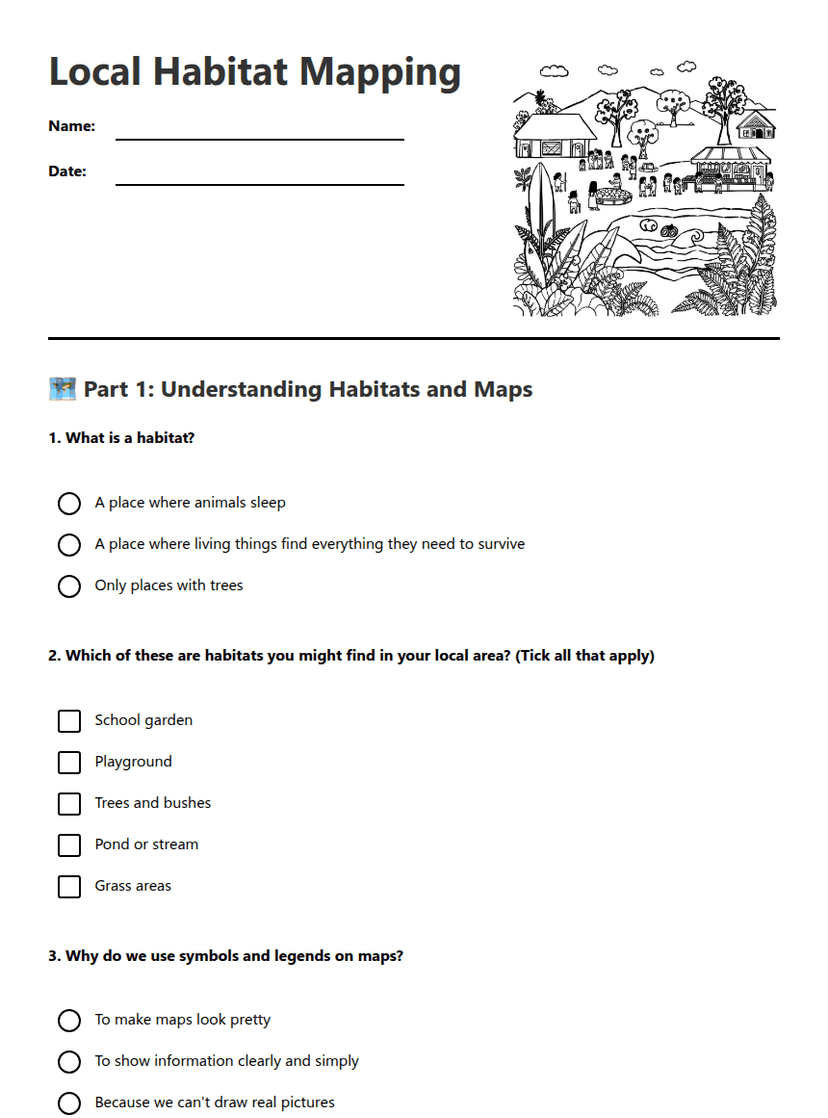 Local Habitat Mapping