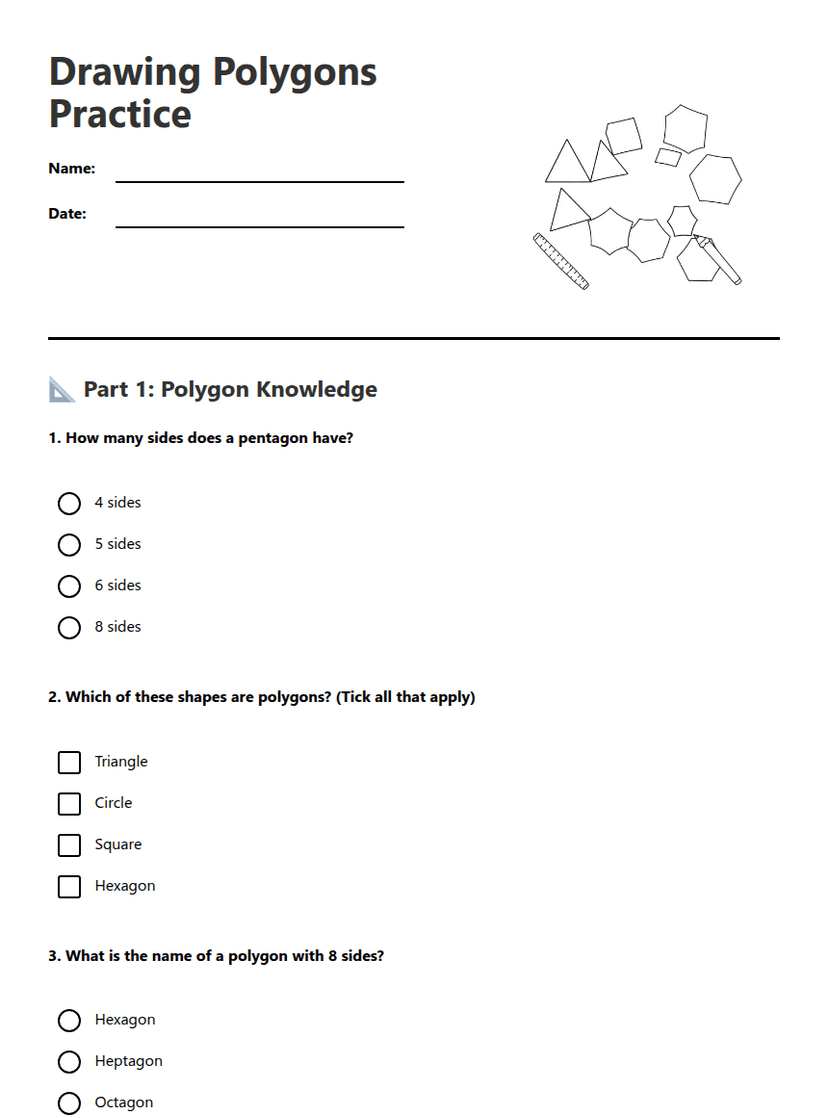 Drawing Polygons Practice