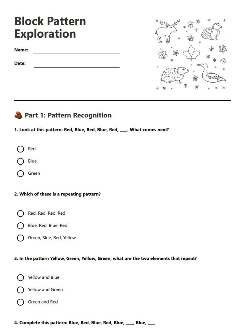 Block Pattern Exploration