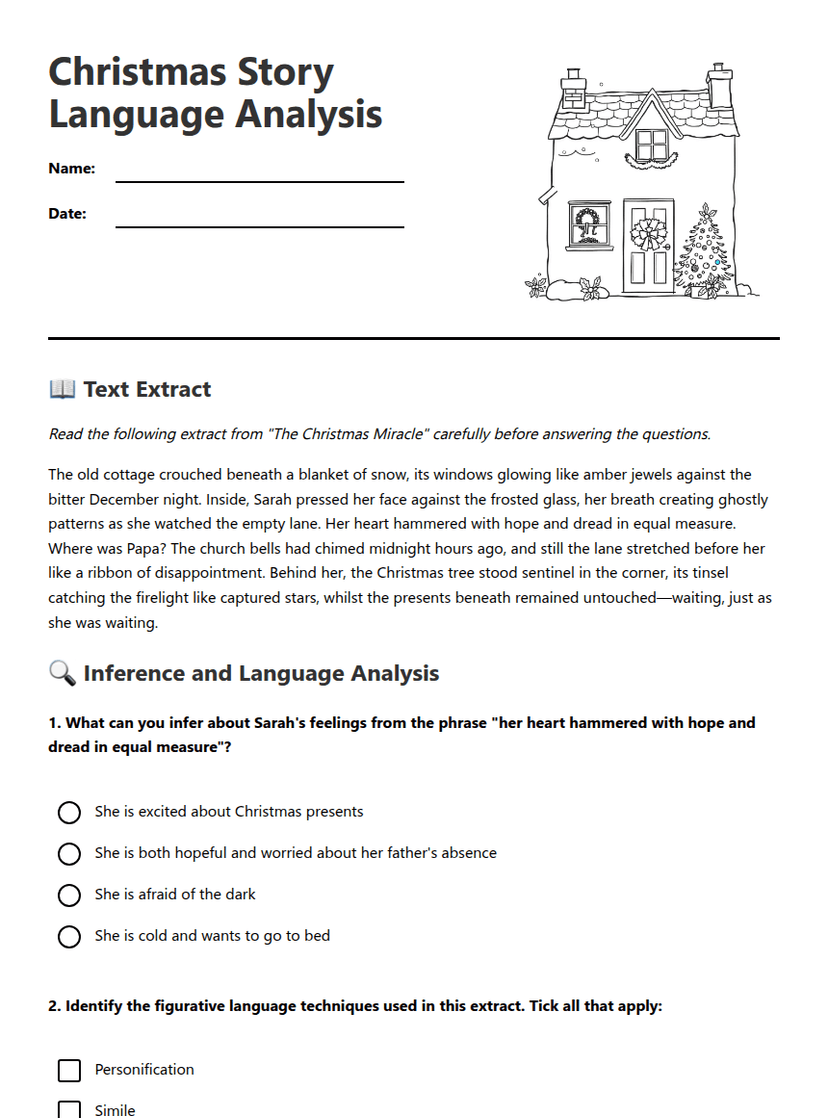 Christmas Story Language Analysis