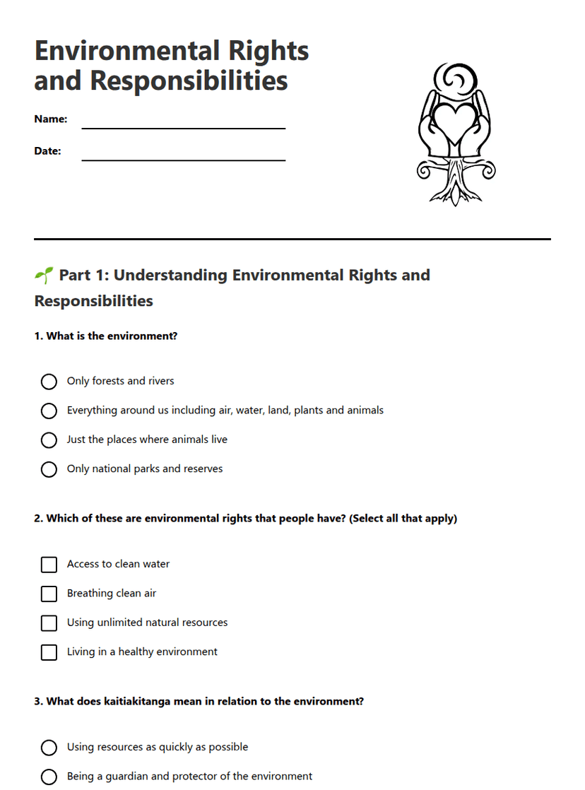 Environmental Rights and Responsibilities