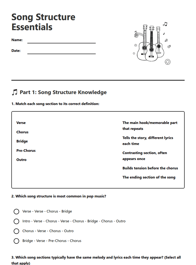 Song Structure Essentials