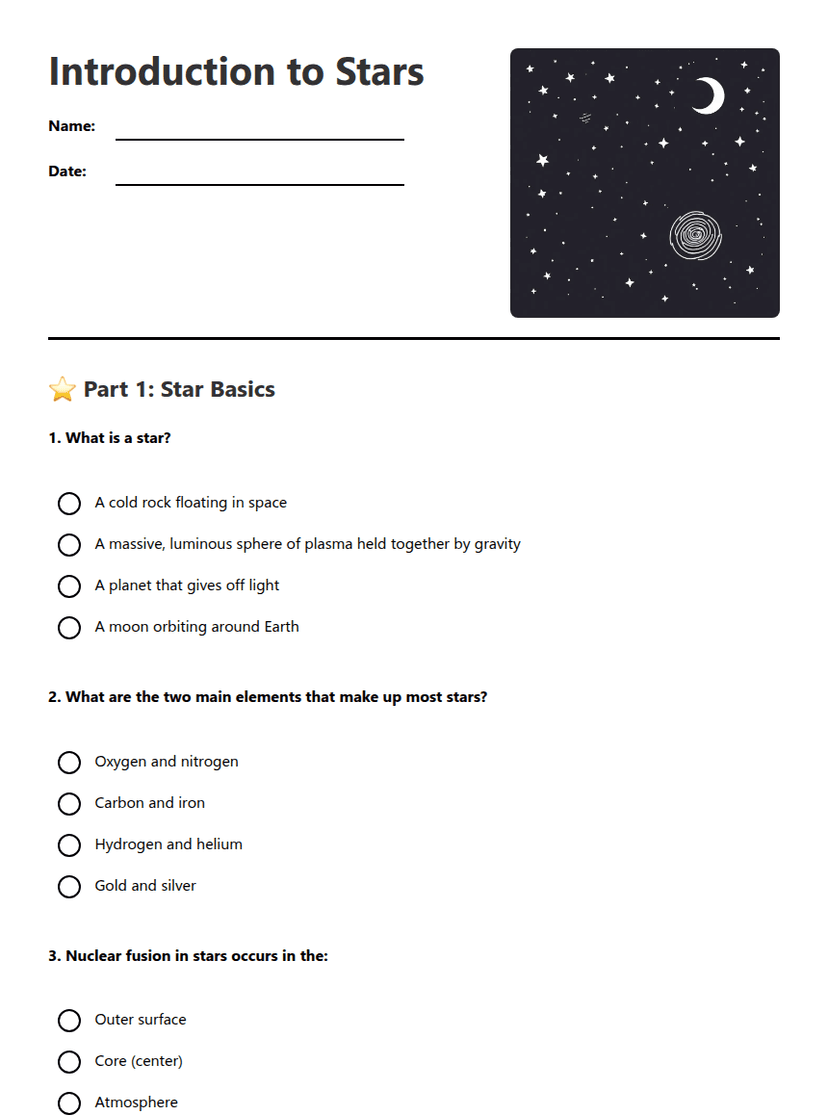 Introduction to Stars