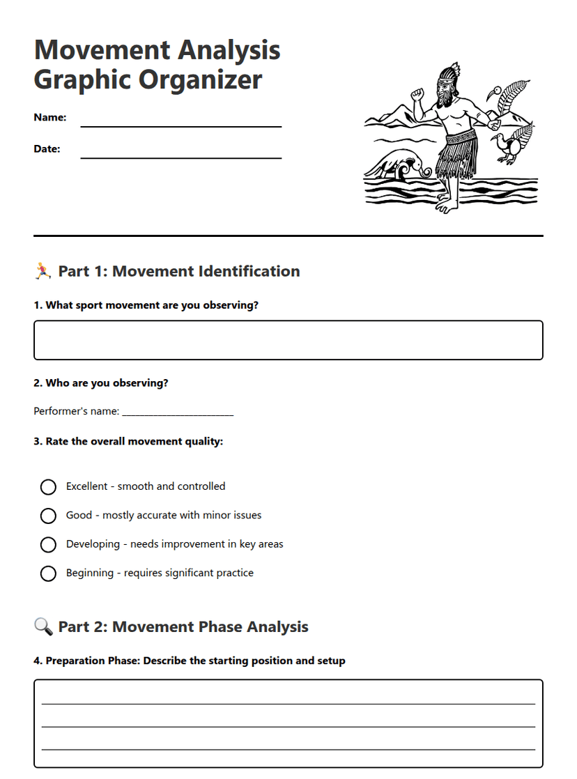 Movement Analysis Graphic Organizer