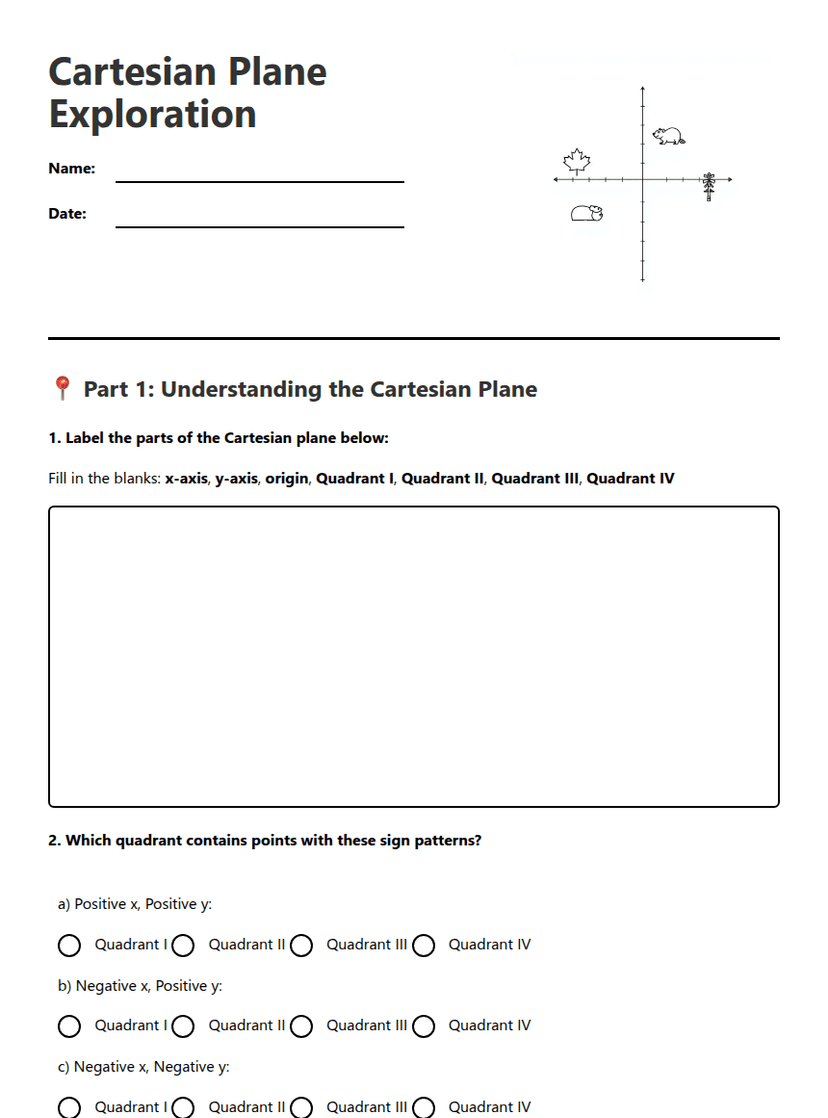 Cartesian Plane Exploration