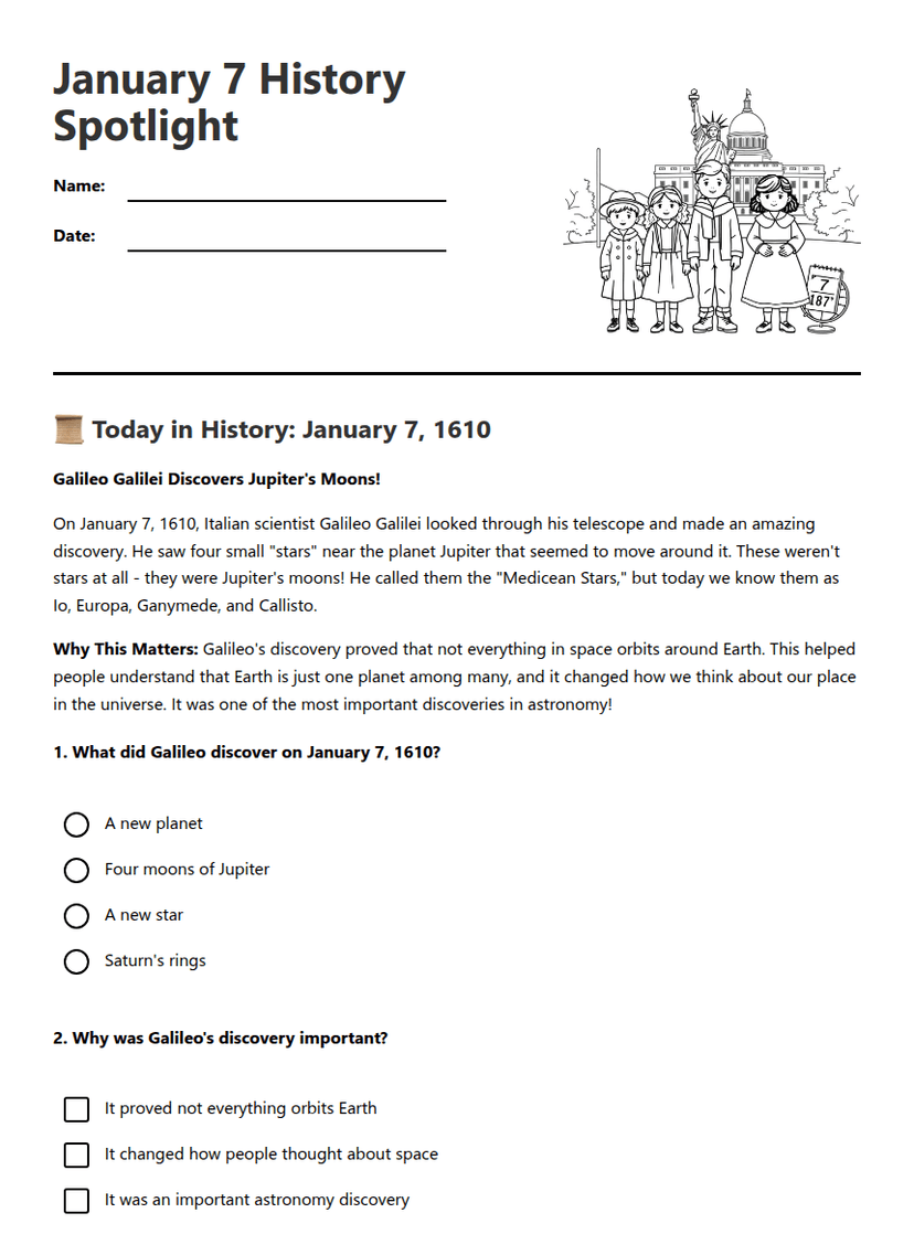 January 7 History Spotlight