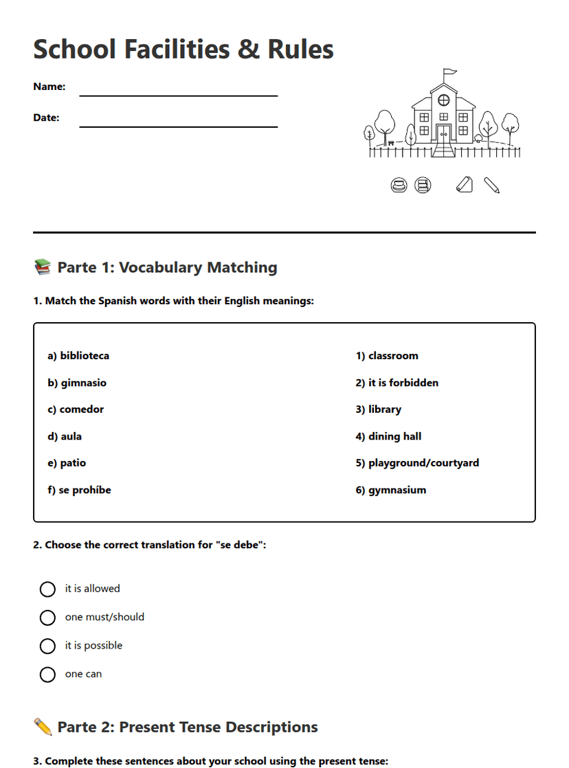 School Facilities & Rules